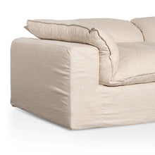 Load image into Gallery viewer, Linen Sand Fabric Corner Sofa