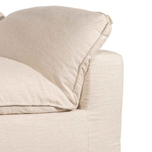 Load image into Gallery viewer, Linen Sand Fabric Corner Sofa