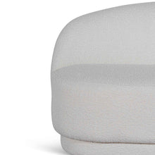 Load image into Gallery viewer, White Boucle Three-Seater Fabric Sofa