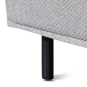 Sterling Silver Right Chaise Sofa