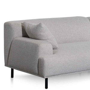 Sterling Silver Right Chaise Sofa