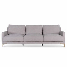 Load image into Gallery viewer, Oyster Beige Four-Seater Fabric Sofa