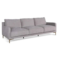 Load image into Gallery viewer, Oyster Beige Four-Seater Fabric Sofa