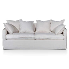 Load image into Gallery viewer, Linen Beige Three-Seater Sofa