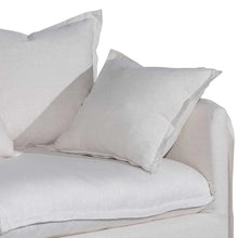 Load image into Gallery viewer, Linen Beige Three-Seater Sofa