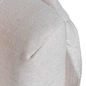 Linen Beige Three-Seater Sofa