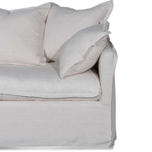 Load image into Gallery viewer, Linen Beige Three-Seater Sofa
