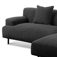 Load image into Gallery viewer, Charcoal Boucle Right Chaise Sofa
