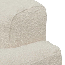Load image into Gallery viewer, Ivory White Boucle Left Chaise Sofa