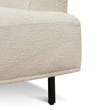 Load image into Gallery viewer, Ivory White Boucle Left Chaise Sofa