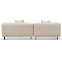 Load image into Gallery viewer, Ivory White Boucle Left Chaise Sofa