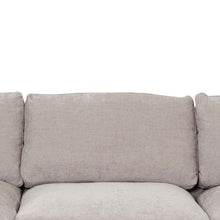 Load image into Gallery viewer, Oyster Beige Three-Seater Left Chaise Sofa