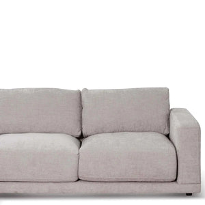 Oyster Beige Three-Seater Left Chaise Sofa