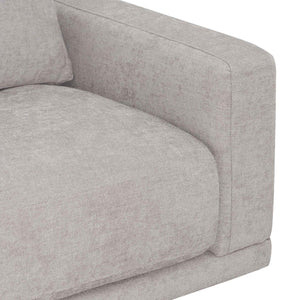 Oyster Beige Three-Seater Left Chaise Sofa