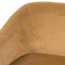 Load image into Gallery viewer, Mustard Fabric Armchair