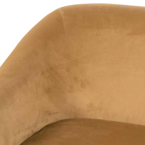 Mustard Fabric Armchair