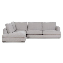 Load image into Gallery viewer, Oyster Beige Four-Seater Fabric Left Chaise Sofa