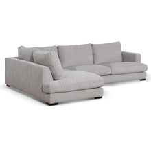 Load image into Gallery viewer, Oyster Beige Four-Seater Fabric Left Chaise Sofa