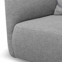 Load image into Gallery viewer, Noble Grey Three-Seater Fabric Sofa