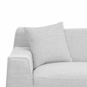 Passive Grey Three-Seater Right Chaise Sofa