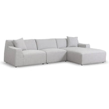 Load image into Gallery viewer, Passive Grey Three-Seater Right Chaise Sofa