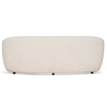 Load image into Gallery viewer, Ivory White Boucle Three-Seater Sofa