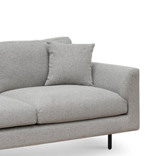 Load image into Gallery viewer, Grey Four-Seater Fabric Sofa