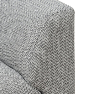 Grey Four-Seater Fabric Sofa