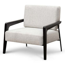 Load image into Gallery viewer, Silver Grey Fabric Lounge Chair