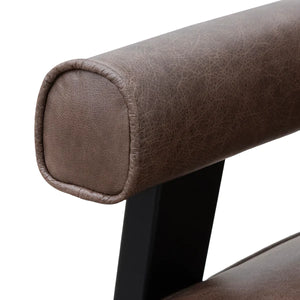 Dark Brown Leather Armchair