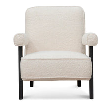 Load image into Gallery viewer, Ivory White Sherpa Armchair