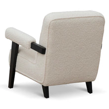 Load image into Gallery viewer, Ivory White Sherpa Armchair