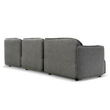Load image into Gallery viewer, Graphite Grey Left Return Modular Fabric Corner Sofa