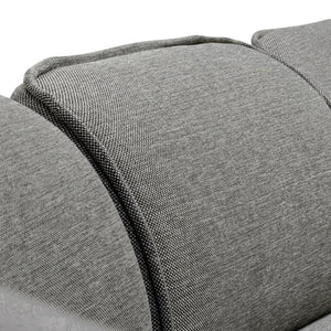 Graphite Grey Right Return Modular Fabric Corner Sofa