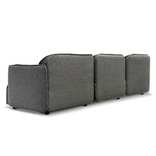 Load image into Gallery viewer, Graphite Grey Right Return Modular Fabric Corner Sofa