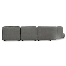 Load image into Gallery viewer, Graphite Grey Right Return Modular Fabric Corner Sofa