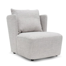 Load image into Gallery viewer, Passive Grey Fabric Armchair
