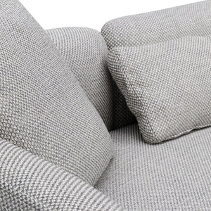 Passive Grey Three-Seater Fabric Sofa