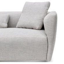 Load image into Gallery viewer, Passive Grey Three-Seater Fabric Sofa