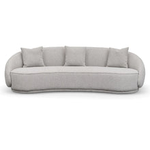 Load image into Gallery viewer, Ash Grey Boucle Three-Seater Sofa