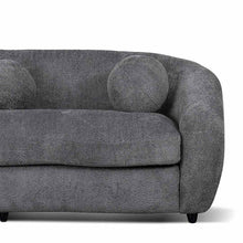 Load image into Gallery viewer, Iron Grey Three-Seater Fabric Sofa