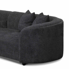 Load image into Gallery viewer, Charcoal Fleece Left Chaise Sofa