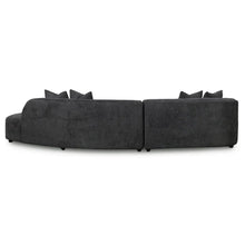 Load image into Gallery viewer, Charcoal Fleece Right Chaise Sofa