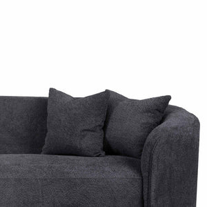 Charcoal Fleece Four-Seater Sofa