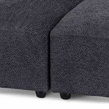 Load image into Gallery viewer, Charcoal Fleece Four-Seater Sofa