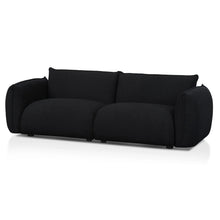 Load image into Gallery viewer, Black Boucle Three-Seater Sofa
