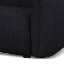 Load image into Gallery viewer, Black Boucle Three-Seater Sofa