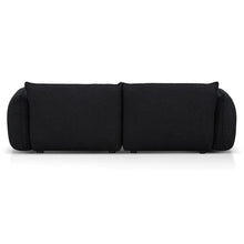 Load image into Gallery viewer, Black Boucle Three-Seater Sofa