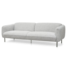 Load image into Gallery viewer, Light Grey Spec Three-Seater Fabric Sofa