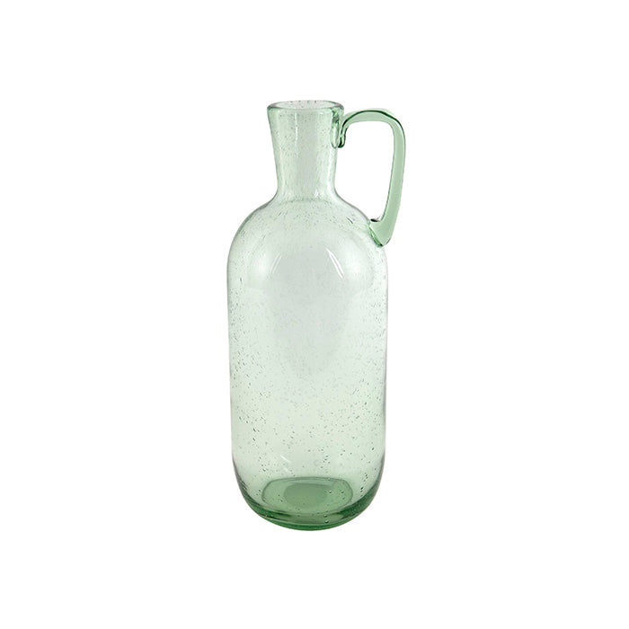 Green Glass Pitcher